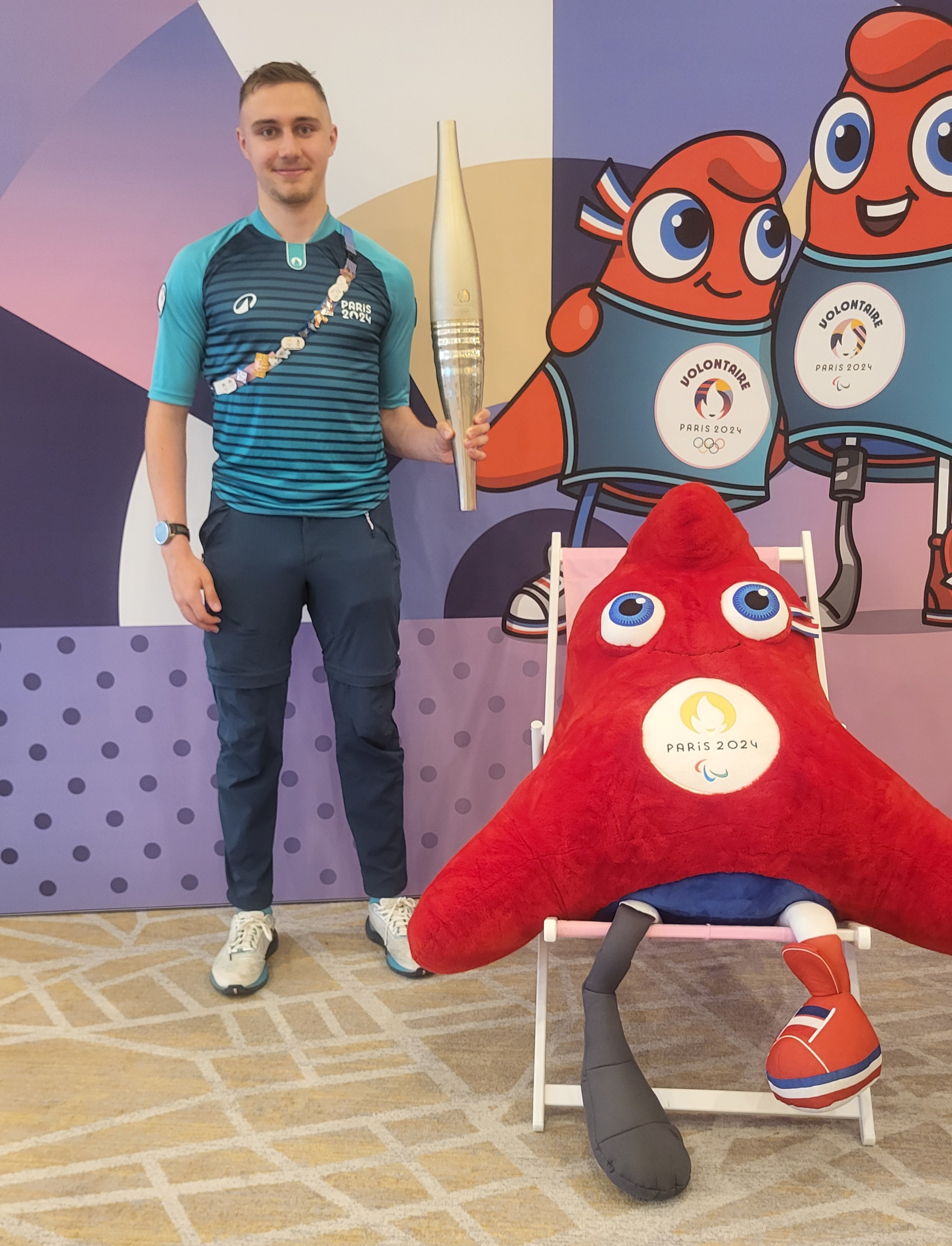 David Tchekachev Volunteer at Paris 2024 Olympics